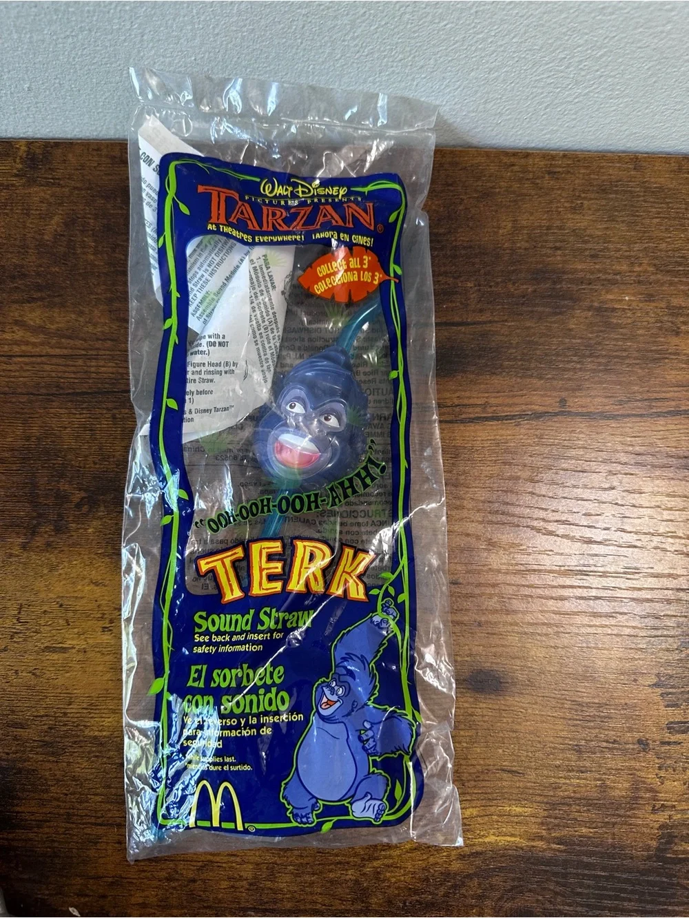 Vtg 1999 McDonalds Disney Tarzan Happy Meal Toys Lot New Sealed Terk Jane 5pc